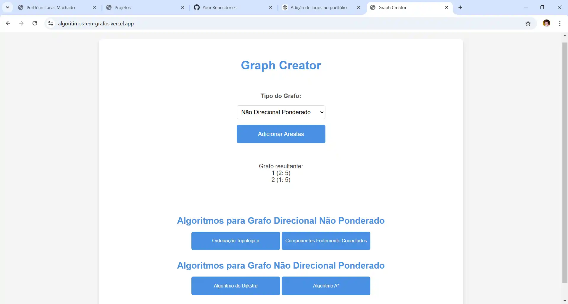 Gerador de Grafos